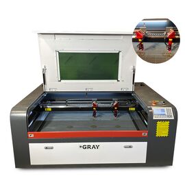 Лазерный станок с двумя головками 1080 GRAY СО2 DUO