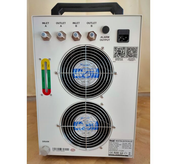 Чиллер двухконтурный СW 5202 для лазерного CO2 станка, изображение 4