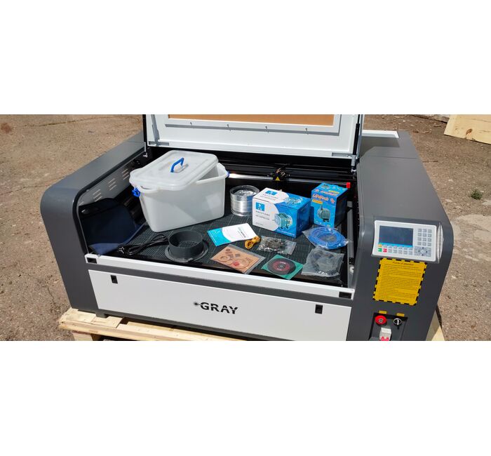 Лазерный станок гравер Gray 1080 с рельсами, Мощность: 130 Вт, Лазерная трубка: RECI, изображение 7