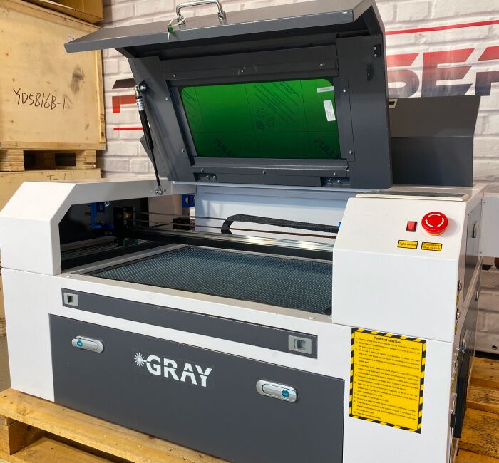 Лазерный станок 4060 GRAY СО2 механика+, Мощность: 100 Вт, изображение 2