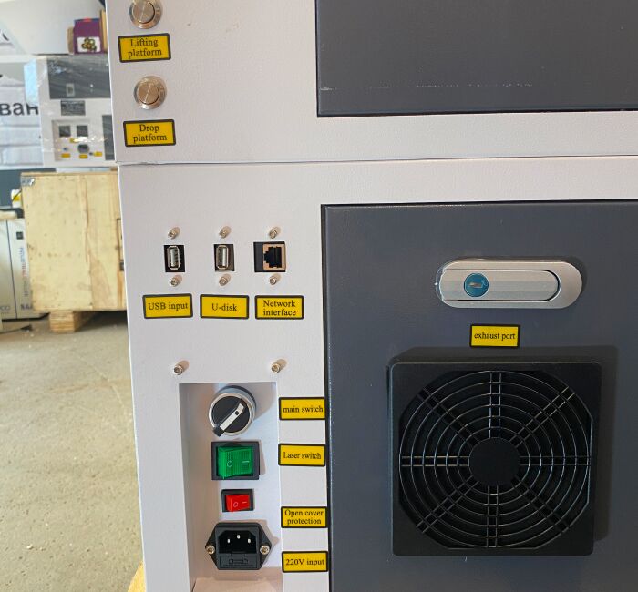 Лазерный станок 4060 GRAY СО2 механика+, Мощность: 100 Вт, изображение 4