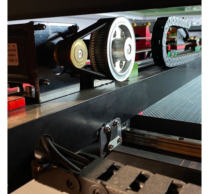 Лазерный станок с двумя головками 1080 GRAY СО2 DUO