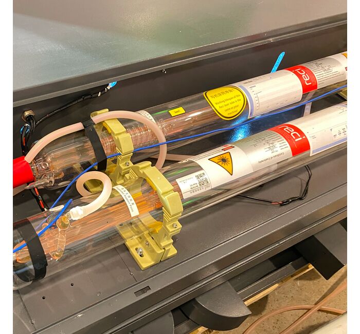 Лазерный станок с двумя головками 1080 GRAY СО2 DUO