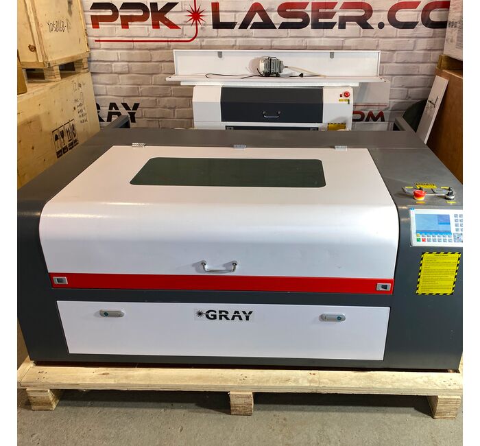 Лазерный станок с двумя головками 1080 GRAY СО2 DUO