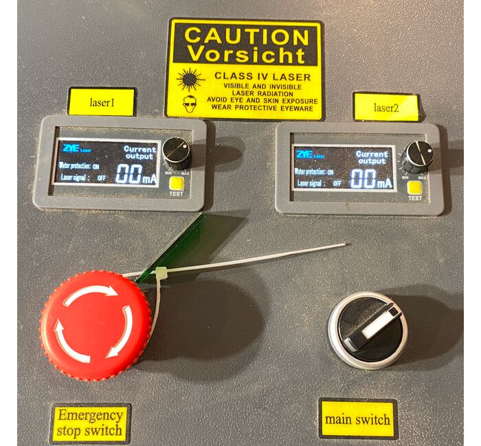 Лазерный станок с двумя головками 1080 GRAY СО2 DUO