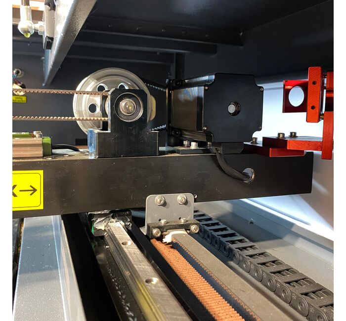 Лазерный станок с двумя головками 1080 GRAY СО2 DUO