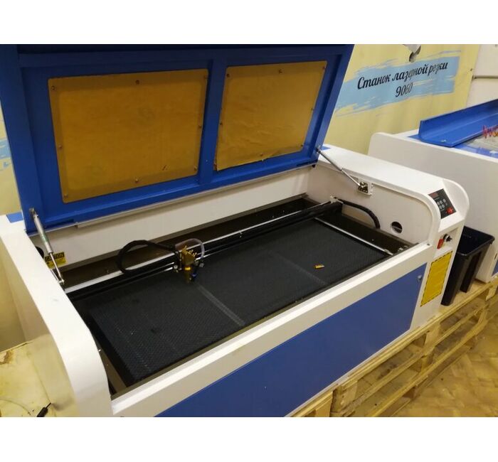 Лазерный станок гравер Gray 1040 с рельсами