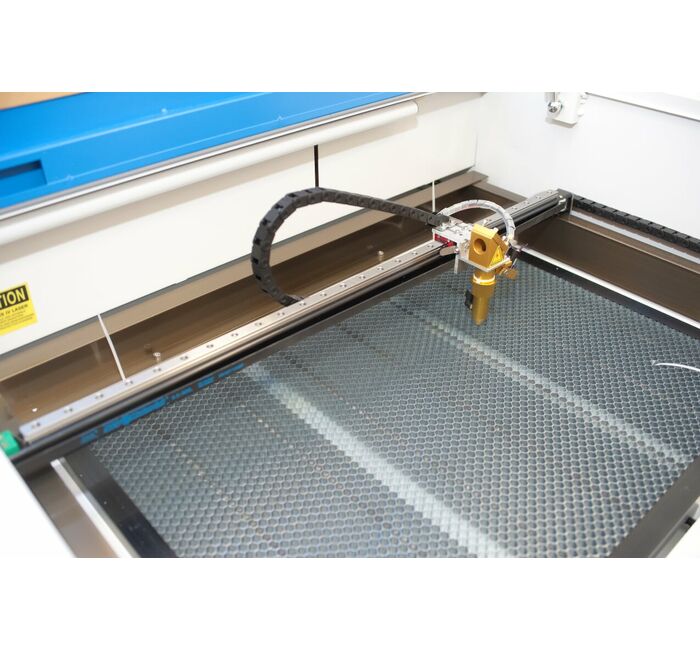 Лазерный станок гравер 4060 Ruida 80W рельсовые направляющие, изображение 3